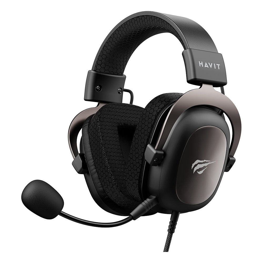 Headset Gamer Havit, Drivers 53mm, Microfone Plugável, 3.5mm, PC, PS4, XBOX ONE, Preto - HV-H2002D