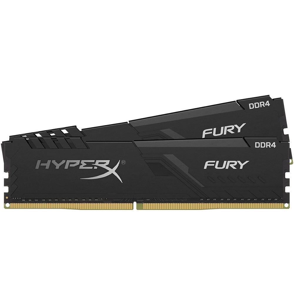 Memória HyperX Fury, 32GB (2x16GB), 2400MHz, DDR4, Preto
