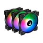 Gabinete Gamer Kalkan Asgard Evo + 2 Kits com 3 Ventoinhas Rise Mode X ARGB