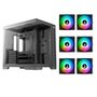 Gabinete Gamer Kalkan Asgard Evo + 2 Kits com 3 Ventoinhas Rise Mode X ARGB