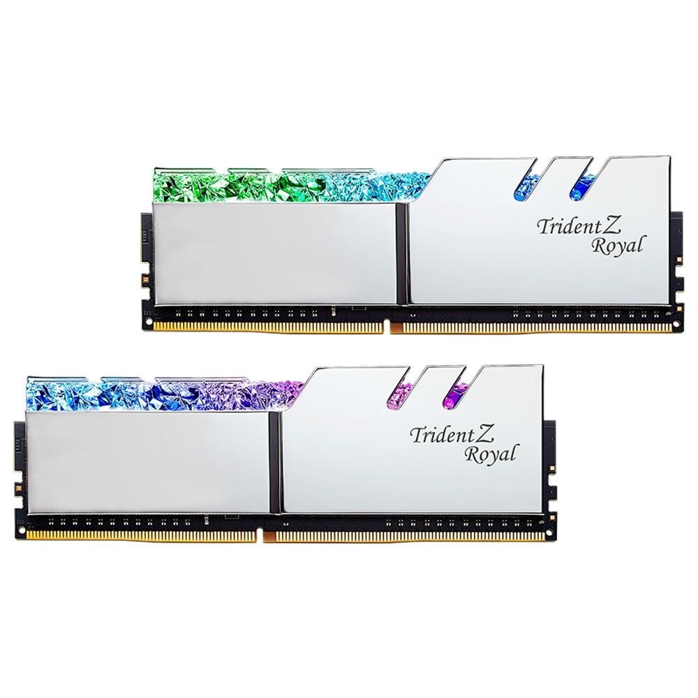 r*o様 G.SKILL DDR4-3000 CL16 16×2 32G Memória G.Skill Trident Z Royal RGB, 32GB (2x16GB), 3000MHz, DDR4