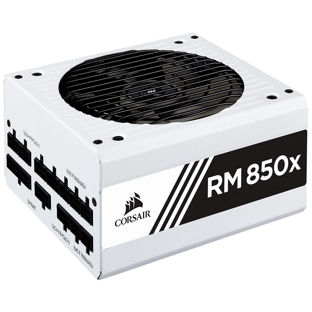 Fonte Corsair RM850x, 850W, 80 Plus Gold, Modular, Branco - CP
