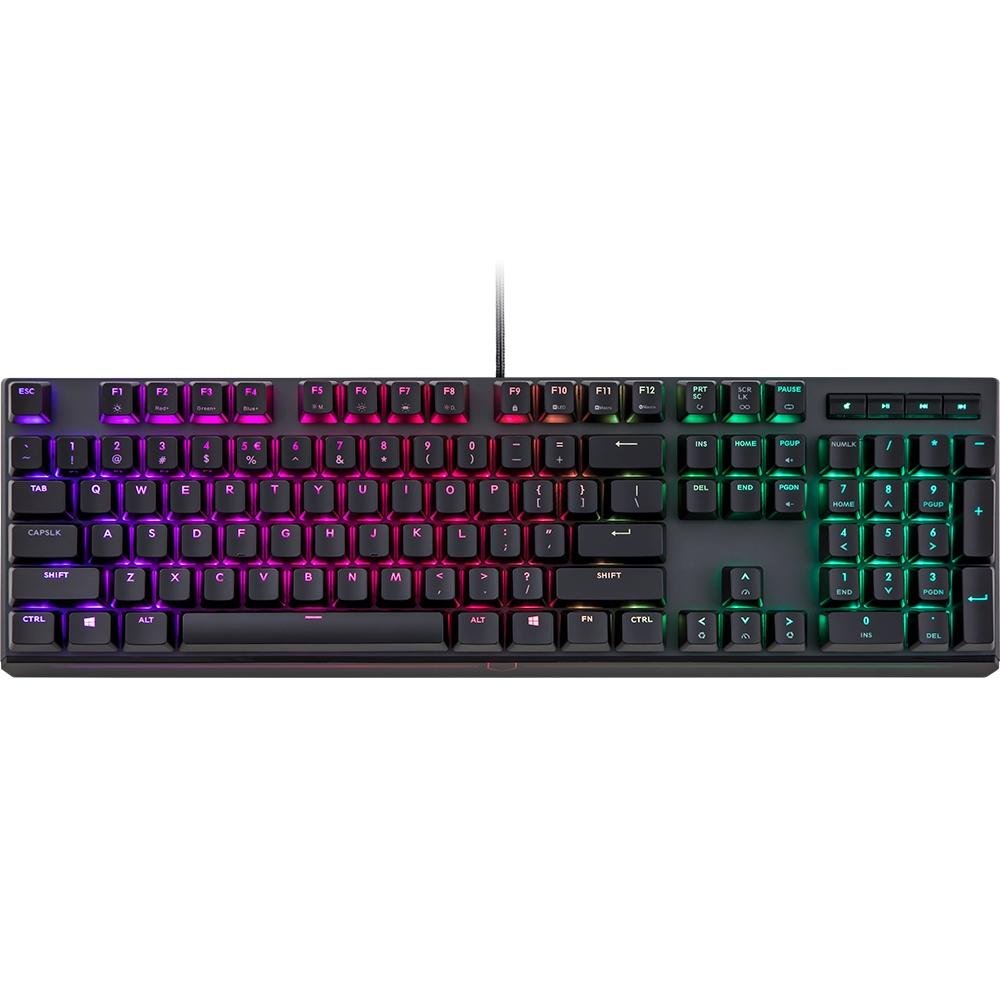 Teclado Mecânico Gamer Cooler Master MK750, RGB, Switch Cherry MX