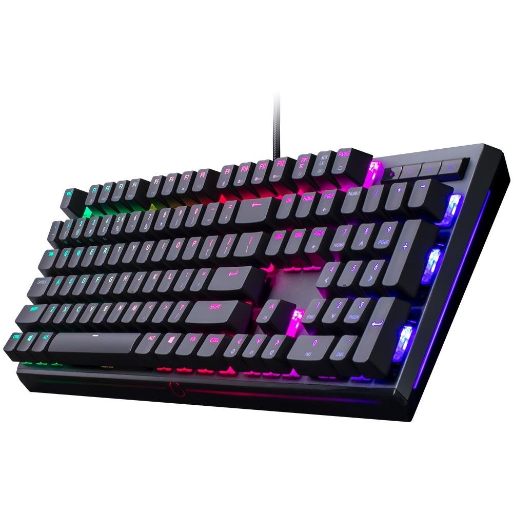 7 ＋ English Teclado Mecânico Gamer Cooler Master MK750, RGB, Switch Cherry MX