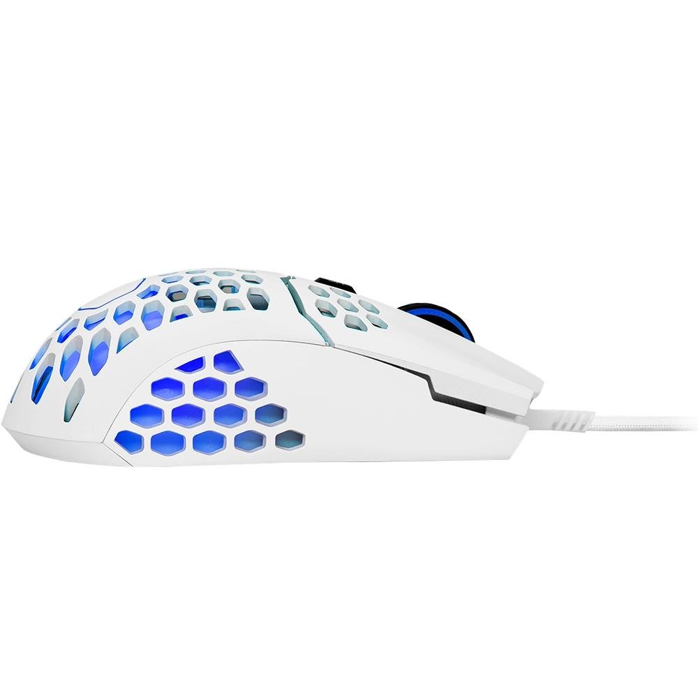 Mouse Gamer Cooler Master MM711, RGB, 6 Botões, 16000DPI, Branco Glossy - MM-711-WWOL2 Mouse Gamer Cooler Master MM711, RGB, 6 Botões, 16000DPI, Branco Glossy - MM-711-WWOL2