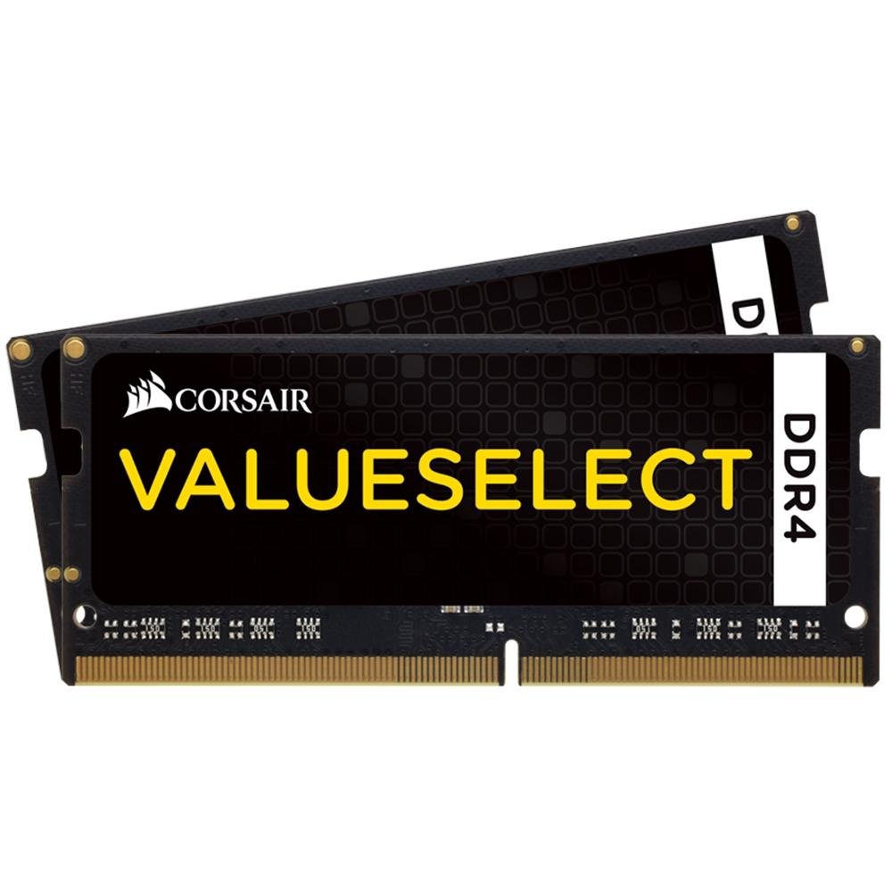 Memória RAM para Notebook Corsair Value Select, 16GB (2x8GB), 2133MHz, DDR4, CL15 - CMSO16GX4M2A2133C15 Memória RAM para Notebook Corsair Value Select, 16GB (2x8GB), 2133MHz, DDR4, CL15 - CMSO16GX4M2A2133C15