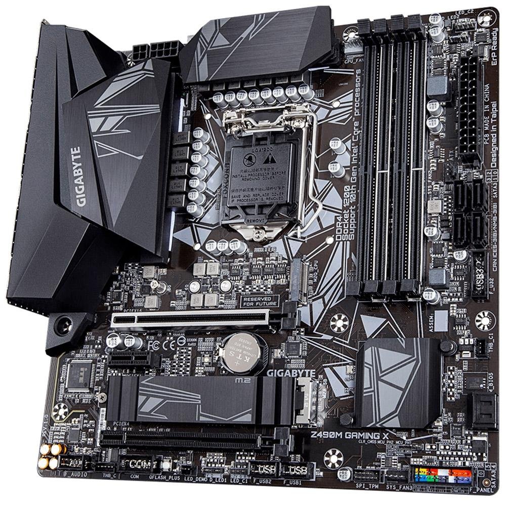 Placa Mãe Gigabyte Z490M Gaming X, Intel LGA 1200, mATX, DDR4 | KaBuM!