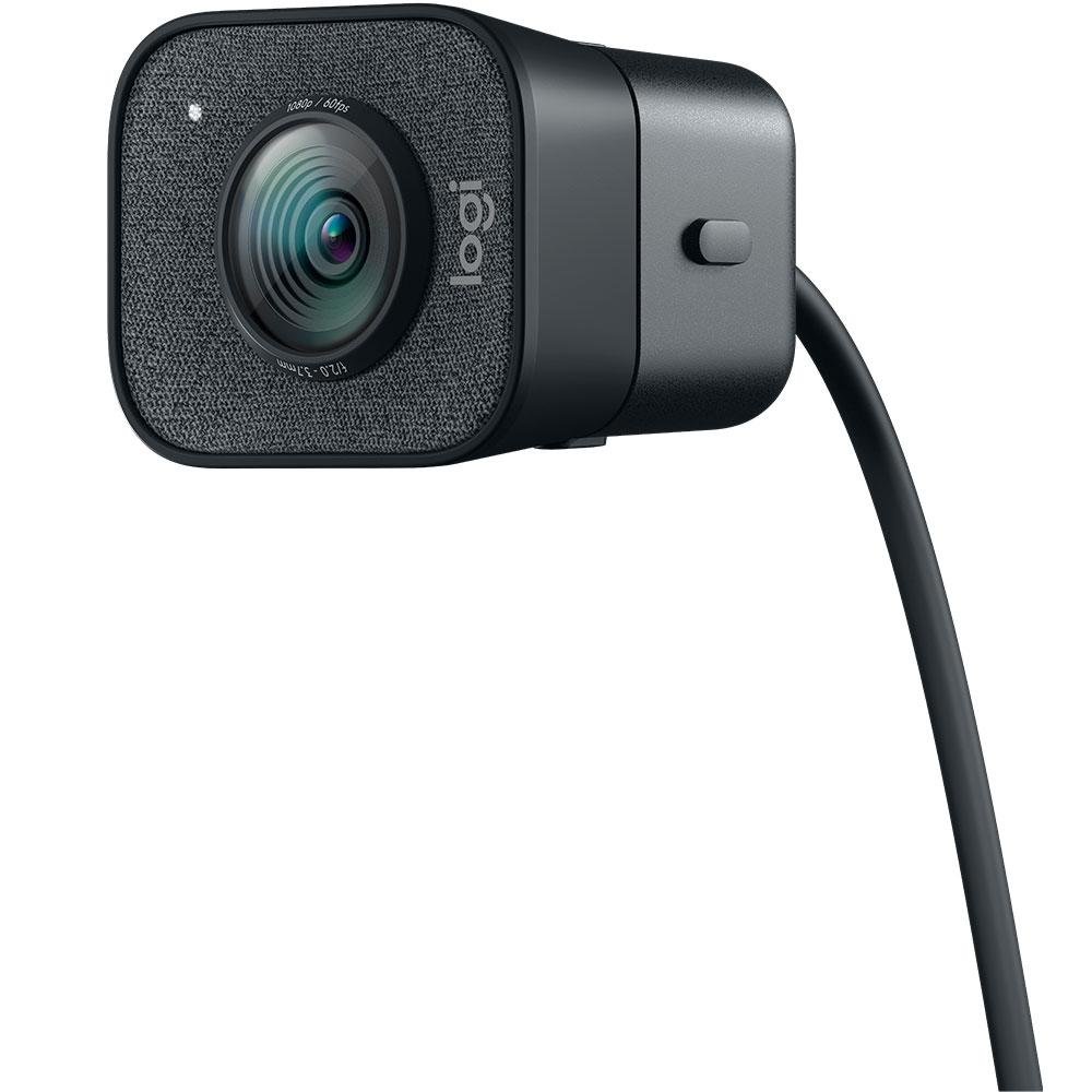 Webcam Full HD Logitech StreamCam Plus com Microfone | KaBuM!