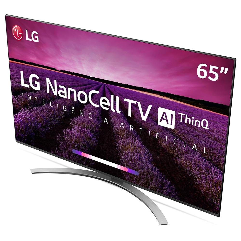 Smart TV LG 65 Polegadas LED UHD 4K NanoCell, 4 HDMI, 2 USB, Wi-Fi, Conversor Digital, ThinQ AI, HDR - 65SM8100 Smart TV LG 65 Polegadas LED UHD 4K NanoCell, 4 HDMI, 2 USB, Wi-Fi, Conversor Digital, ThinQ AI, HDR - 65SM8100