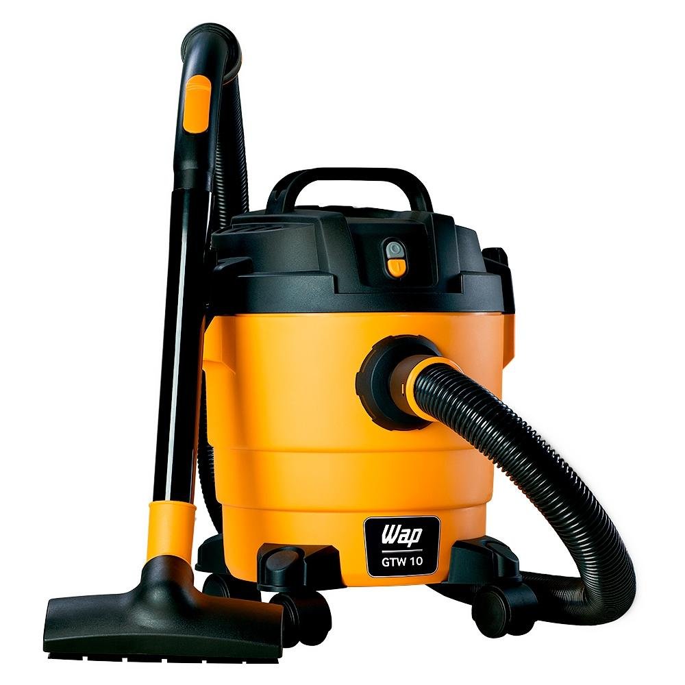 Aspirador de Água e Pó WAP GTW 10, 1400W, 110V, Amarelo/Preto - FW005705 Aspirador de Água e Pó WAP GTW 10, 1400W, 110V, Amarelo/Preto - FW005705