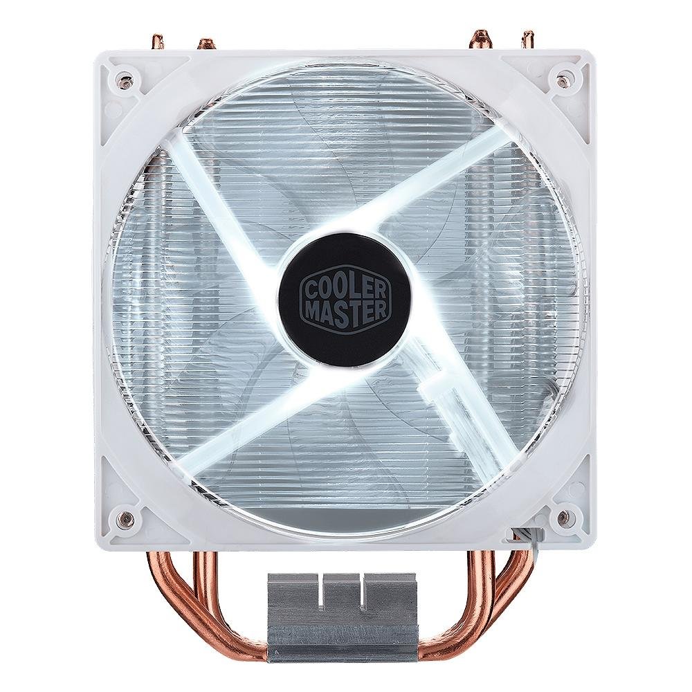 Air Cooler Cooler Master Hyper 212 LED White Edition, LED, AMD/Intel, 120mm, Branco - RR-212L-16PW-R1 Air Cooler Cooler Master Hyper 212 LED White Edition, LED, AMD/Intel, 120mm, Branco - RR-212L-16PW-R1