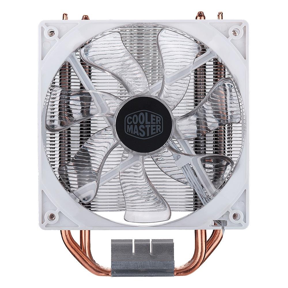 Air Cooler Cooler Master Hyper 212 LED White Edition, LED, AMD/Intel, 120mm, Branco - RR-212L-16PW-R1 Air Cooler Cooler Master Hyper 212 LED White Edition, LED, AMD/Intel, 120mm, Branco - RR-212L-16PW-R1