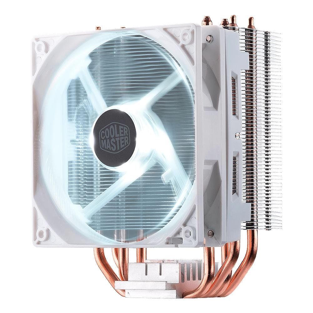 Air Cooler Cooler Master Hyper 212 LED White Edition, LED, AMD/Intel, 120mm, Branco - RR-212L-16PW-R1 Air Cooler Cooler Master Hyper 212 LED White Edition, LED, AMD/Intel, 120mm, Branco - RR-212L-16PW-R1