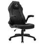 Cadeira Gamer Alpha Gamer Sirius,  Até 130Kg, Cilindro de Gás 4, Descanso de Braço 4D, Preto - AGSIRIUSBK