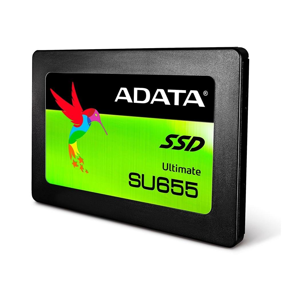 SSD Adata SU655, 120GB, SATA, Leituras: 520MB/s e Gravações: 450MB