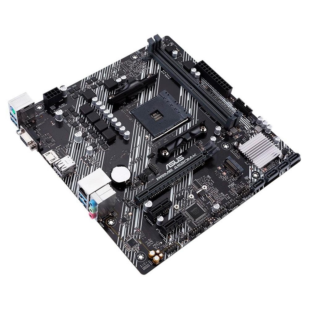 Placa Mãe Asus Prime A520M-K, AMD AM4, mATX, DDR4 | KaBuM!