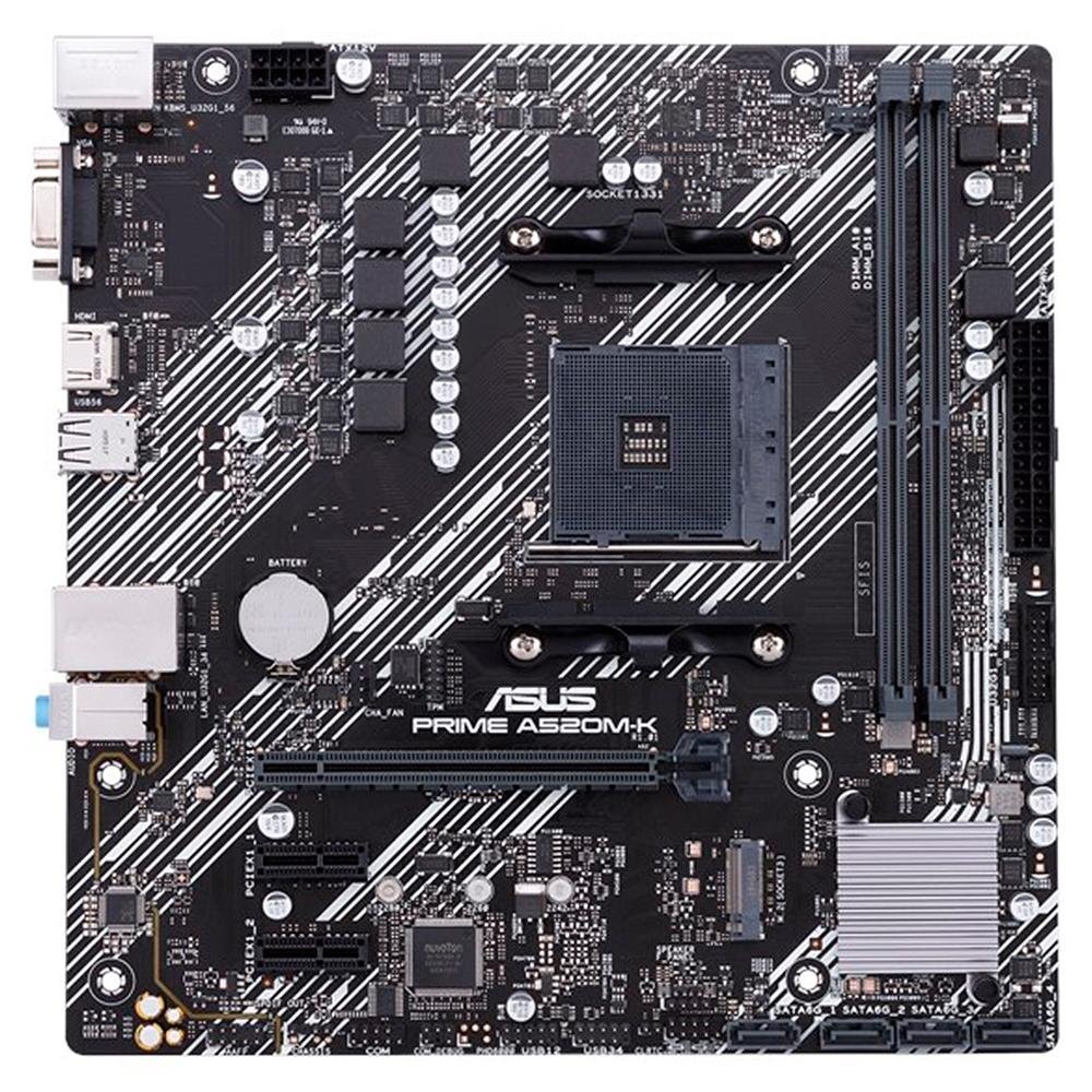 セット商品 ryzen9 3900x Asus prime a520m-k Placa Mãe Asus Prime A520M-K, AMD AM4, mATX, DDR4 | KaBuM!