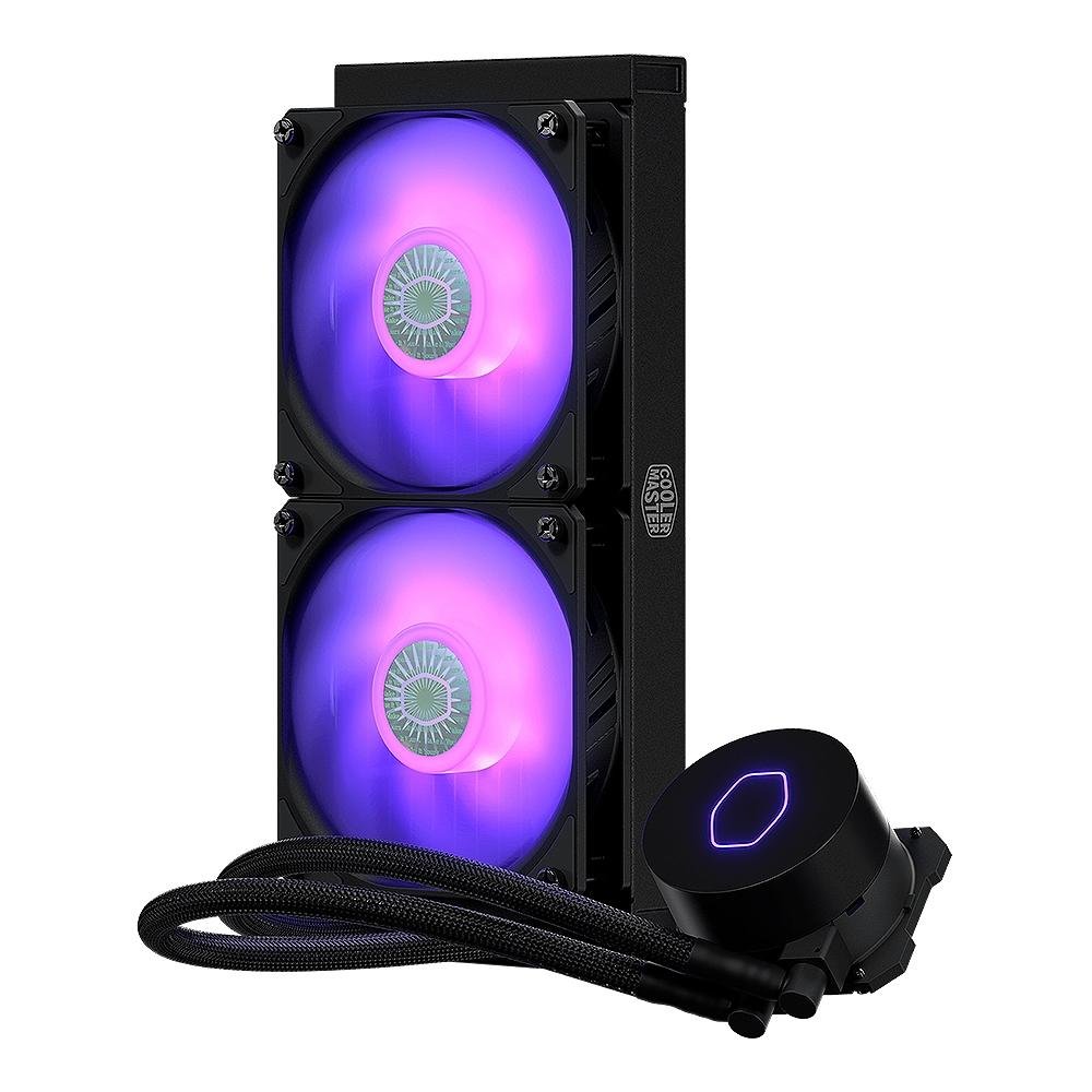 Water Cooler Cooler Master MasterLiquid ML240L V2, RGB, 240mm, AMD/Intel, Preto - MLW-D24M-A18PC-R2