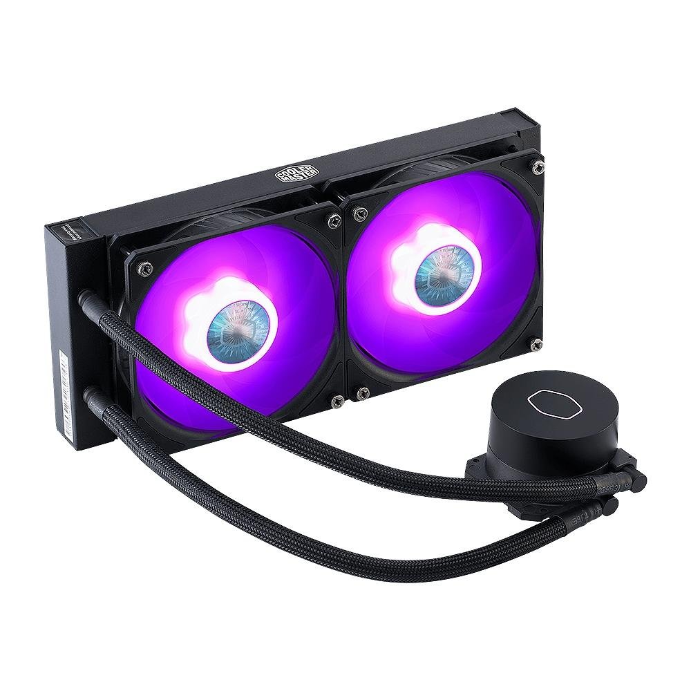 Water Cooler Cooler Master MasterLiquid ML240L V2, RGB, 240mm, AMD/Intel, Preto - MLW-D24M-A18PC-R2