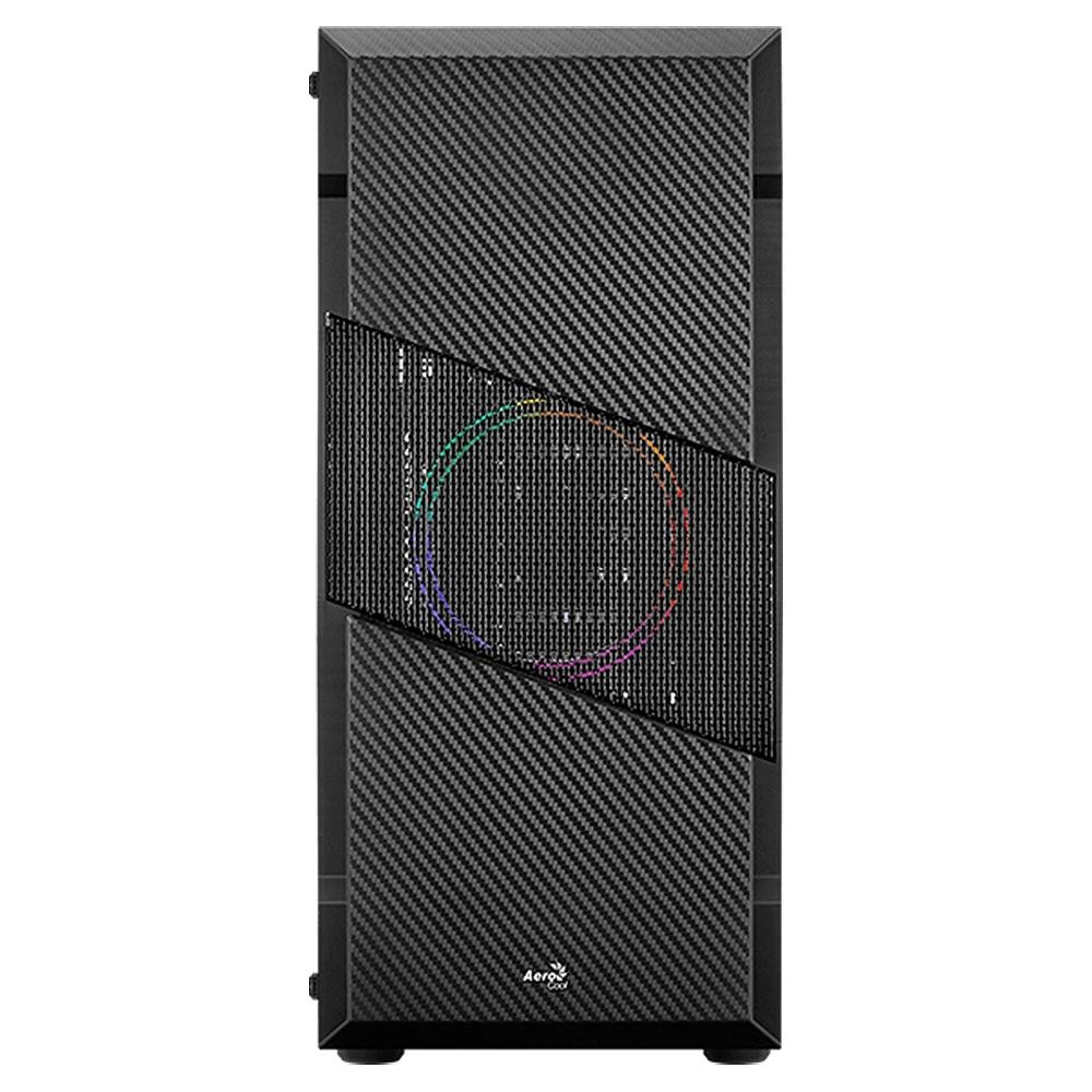 Gabinete Gamer Aerocool Menace Saturn FRGB, Mid Tower, RGB, com FAN, Lateral em Vidro - 70616 Gabinete Gamer Aerocool Menace Saturn FRGB, Mid Tower, RGB, com FAN, Lateral em Vidro - 70616