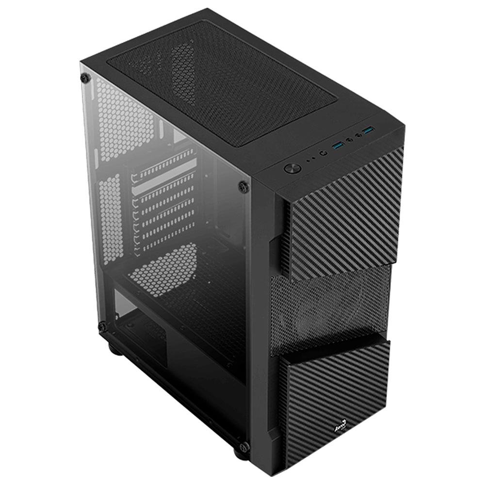 Gabinete Gamer Aerocool Menace Saturn FRGB, Mid Tower, RGB, com FAN, Lateral em Vidro - 70616 Gabinete Gamer Aerocool Menace Saturn FRGB, Mid Tower, RGB, com FAN, Lateral em Vidro - 70616