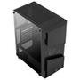 Gabinete Gamer Aerocool Menace Saturn FRGB, Mid Tower, RGB, com FAN, Lateral em Vidro - 70616