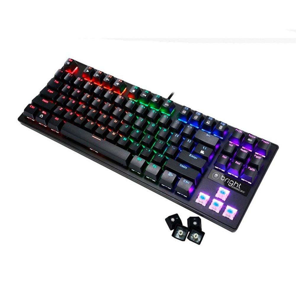 Teclado Mecânico Gamer Bright Compact | KaBuM!
