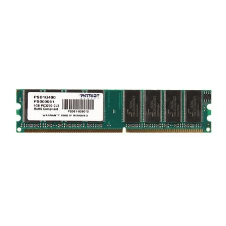 Memória Patriot 1GB 400MHz DDR PSD1G400