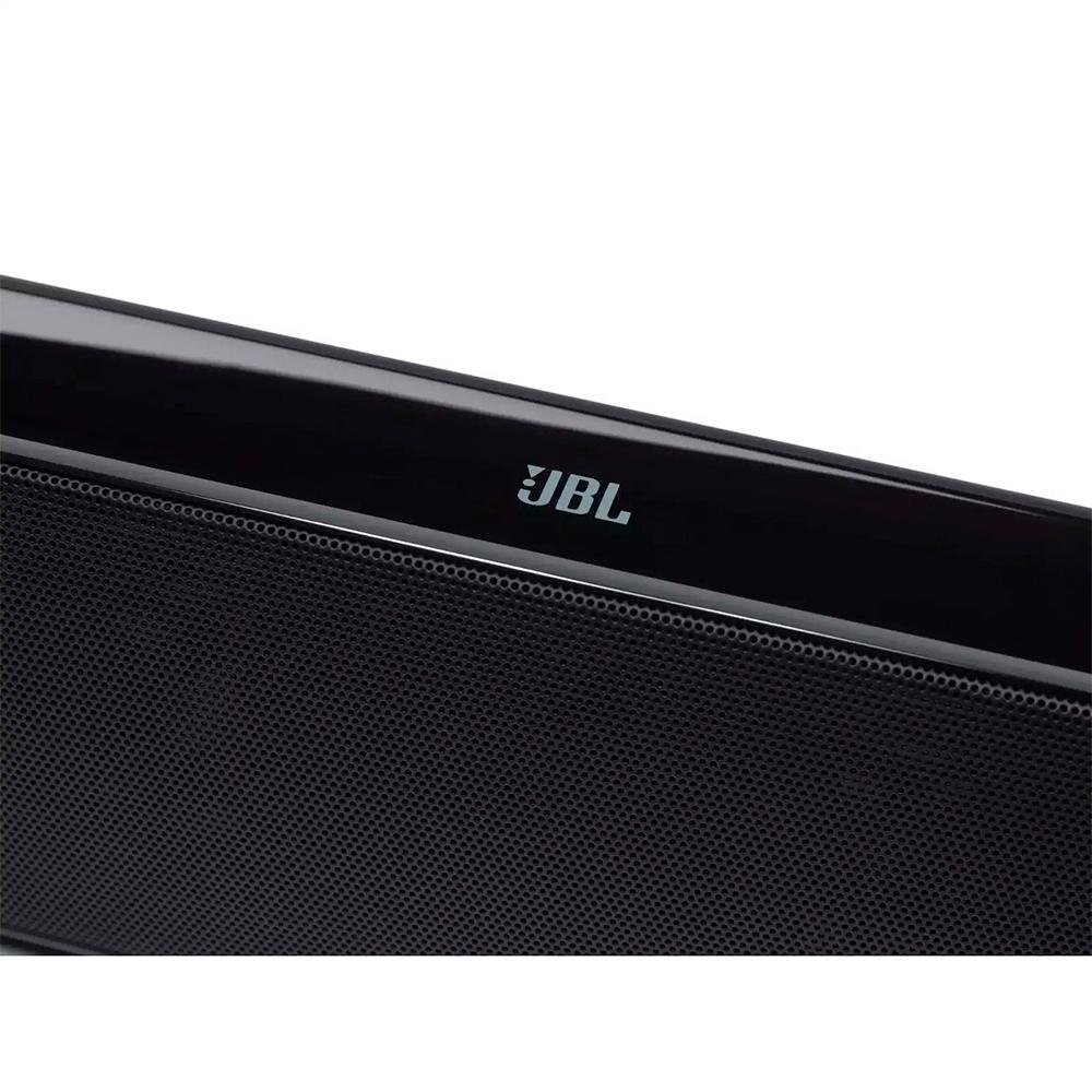 Soundbar JBL Cinema SB110, 2.0 Canais, Bluetooth, 55W RMS, Subwoofer Embutido - JBLSB110BLKBR Soundbar JBL Cinema SB110, 2.0 Canais, Bluetooth, 55W RMS, Subwoofer Embutido - JBLSB110BLKBR
