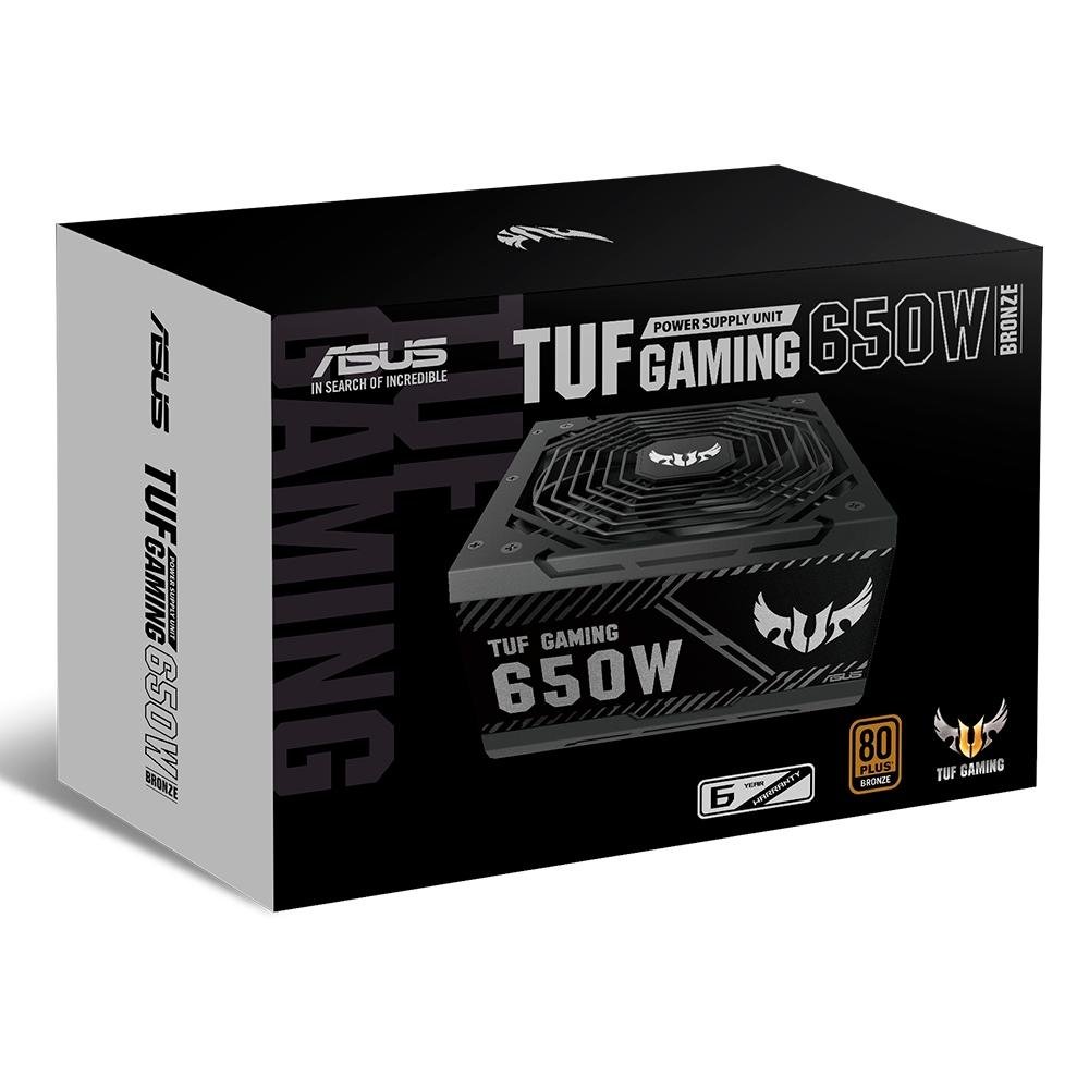 新品未開封 ASUS TUF GAMING 650B black 電源 650W Fonte Asus TUF-GAMING-650B, 650W, 80 Plus Bronze - 90YE00D1-B0BA00