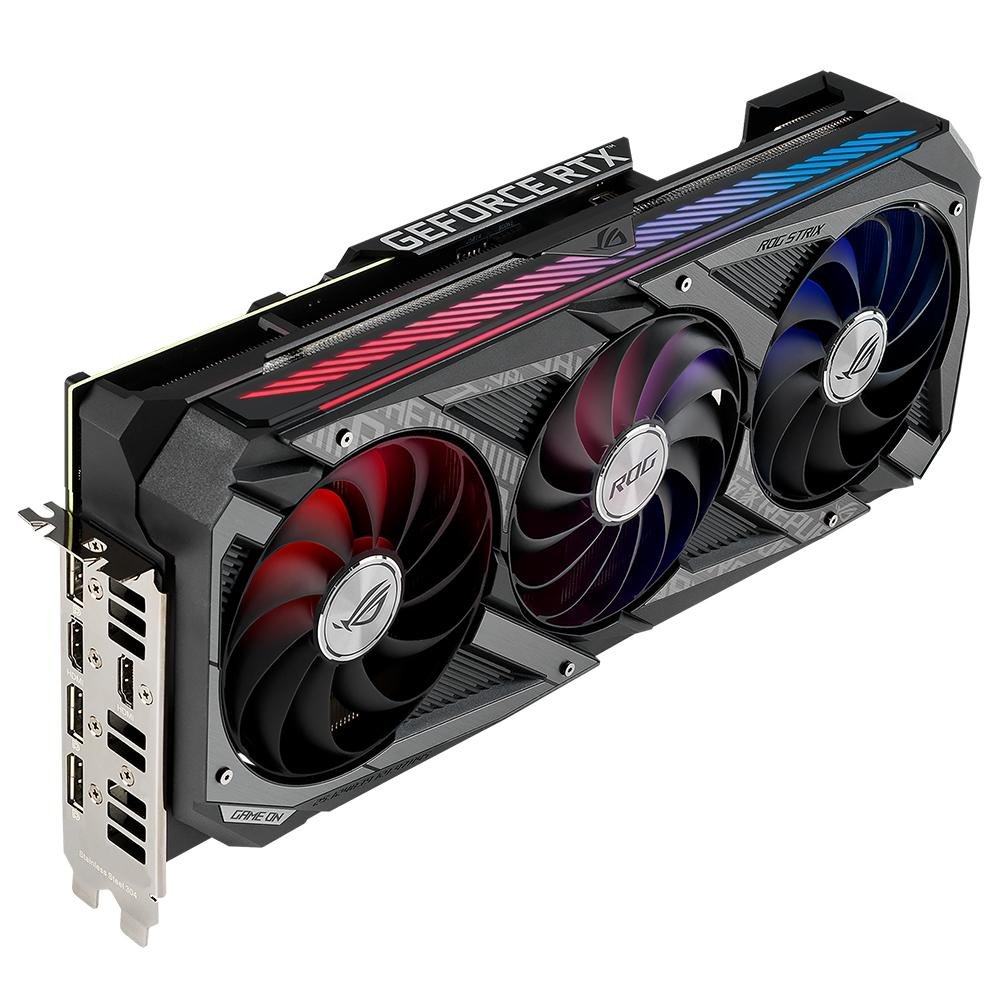 グラフィックボード・グラボ・ビデオカード GeForce RTX 3060ti ASUS ROG STRIX placa-de-video-asus-geforce-