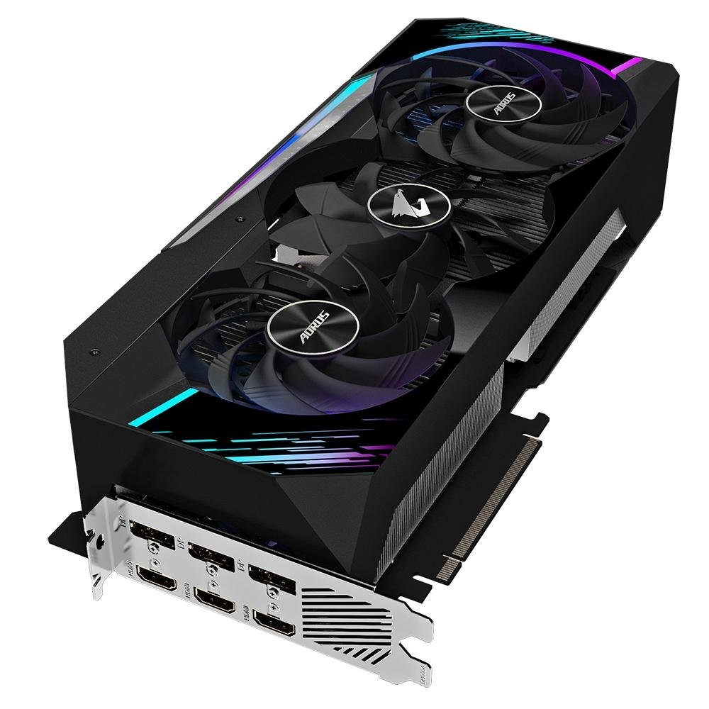 グラフィックボード・グラボ・ビデオカード AORUS GeForce RTX 3080 MASTER 10G RGB Placa de Vídeo Gigabyte NVIDIA AORUS GeForce RTX 3080 Master, 10GB