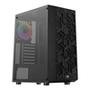 Gabinete Gamer Aerocool Hive, Mid Tower, 1x FAN RGB Traseira, Lateral em Vidro Temperado, Preto - 72997