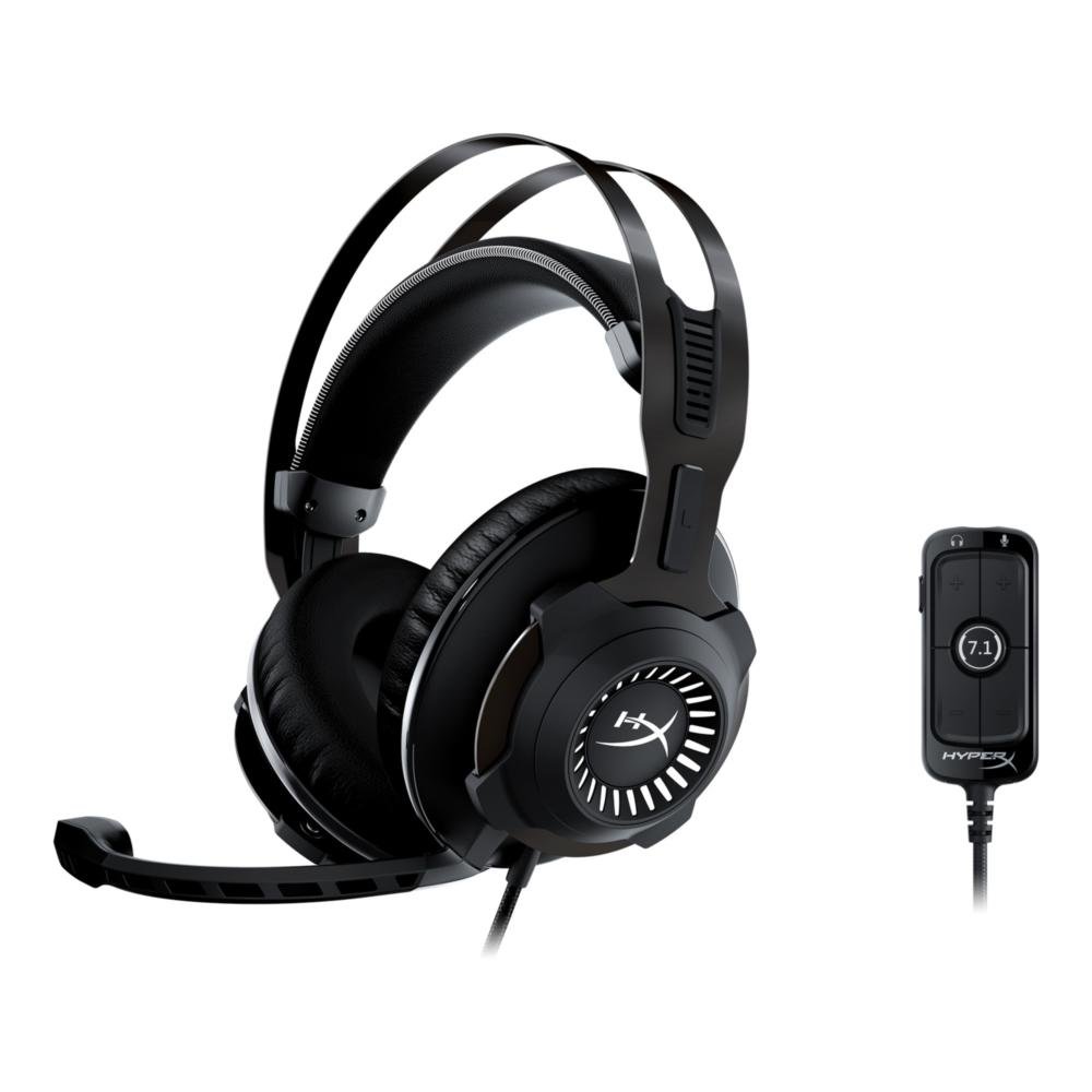 Headset Gamer HyperX Cloud Revolver, Som Surround 7.1, Drivers 50mm, Múltiplas Plataformas, USB e P3 - HHSR1-AH-GM/G Headset Gamer HyperX Cloud Revolver, Som Surround 7.1, Drivers 50mm, Múltiplas Plataformas, USB e P3 - HHSR1-AH-GM/G