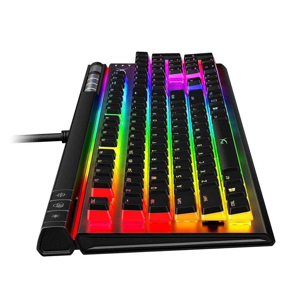 Teclado Mecânico Gamer HyperX Alloy Elite 2 RGB, Switch HyperX Red, US, Preto - 4P5N3AA#ABA