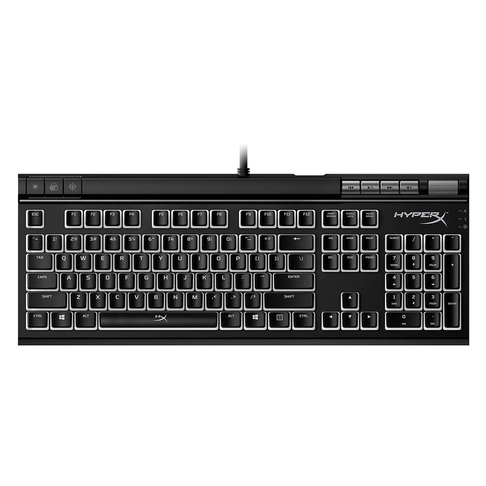 Teclado Mecânico Gamer HyperX Alloy Elite 2 RGB, Switch HyperX Red, US, Preto - 4P5N3AA#ABA