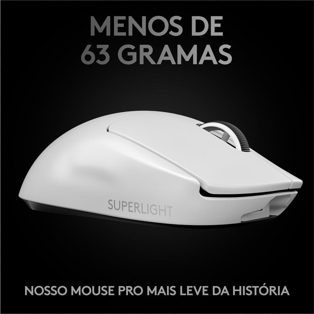 G PROX superlight light speed ホワイト Mouse Gamer S Fio Logitech G Pro X | KaBuM!