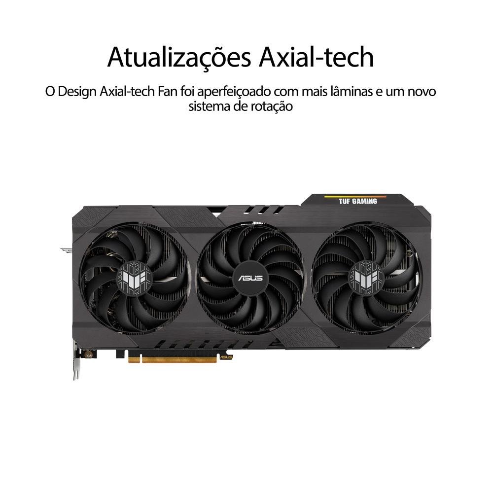 Placa de Vídeo RX 6700 XT Asus AMD Radeon, 12GB GDDR6, 16 Gbps - TUF-RX6700XT-O12G-GAMING