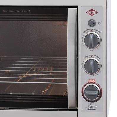 Forno Elétrico Layr Luxo Advanced 46 Litros, 2400W, Inox, 127V | KaBuM!