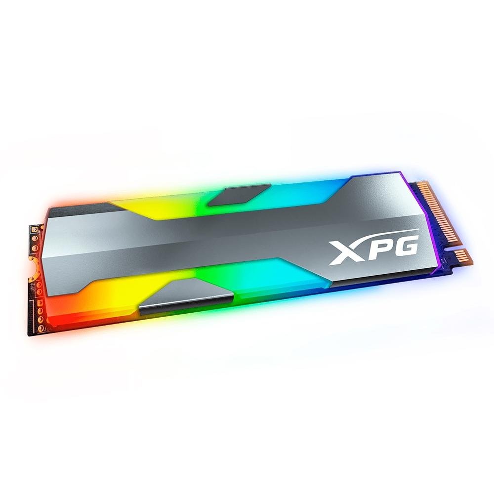 SSD XPG Spectrix S20G, 1TB, M.2 2280, PCIe Gen3x4, Leitura: 2500 MB/s e Gravação: 1800 MB/s, 3D NAND, RainboW - ASPECTRIXS20G-1T-C SSD XPG Spectrix S20G, 1TB, M.2 2280, PCIe Gen3x4, Leitura: 2500 MB/s e Gravação: 1800 MB/s, 3D NAND, RainboW - ASPECTRIXS20G-1T-C