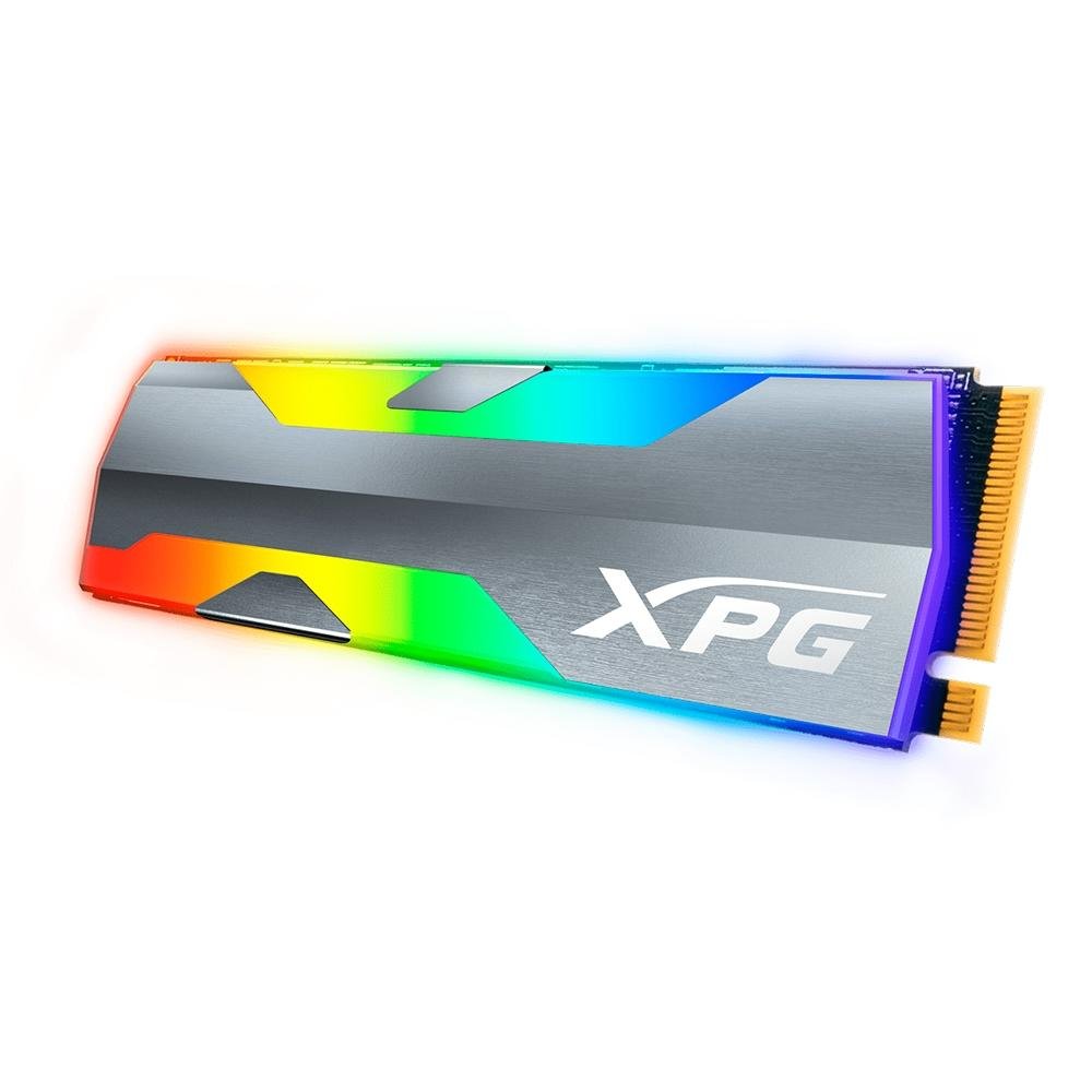 SSD XPG Spectrix S20G, 1TB, M.2 2280, PCIe Gen3x4, Leitura: 2500 MB/s e Gravação: 1800 MB/s, 3D NAND, RainboW - ASPECTRIXS20G-1T-C SSD XPG Spectrix S20G, 1TB, M.2 2280, PCIe Gen3x4, Leitura: 2500 MB/s e Gravação: 1800 MB/s, 3D NAND, RainboW - ASPECTRIXS20G-1T-C