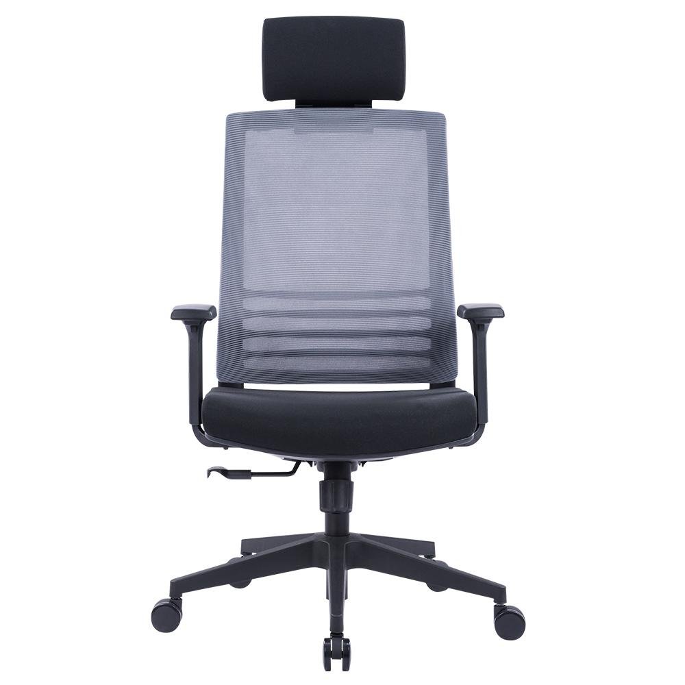 Cadeira Office Husky Sit 350 Dark Grey, Encosto de Cabeça Fixo, Cilindro de Gás Classe 3, Base em Nylon - HTCD007 Cadeira Office Husky Sit 350 Dark Grey, Encosto de Cabeça Fixo, Cilindro de Gás Classe 3, Base em Nylon - HTCD007