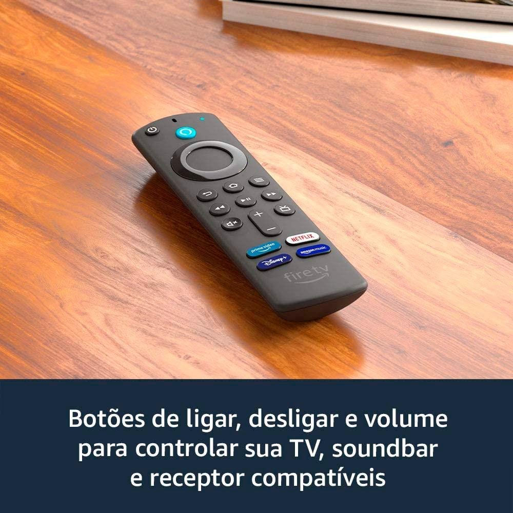 Fire TV Stick 4K, com Controle Remoto por Voz com Alexa, Dolby Vision - B0872Y93TY Fire TV Stick 4K, com Controle Remoto por Voz com Alexa, Dolby Vision - B0872Y93TY