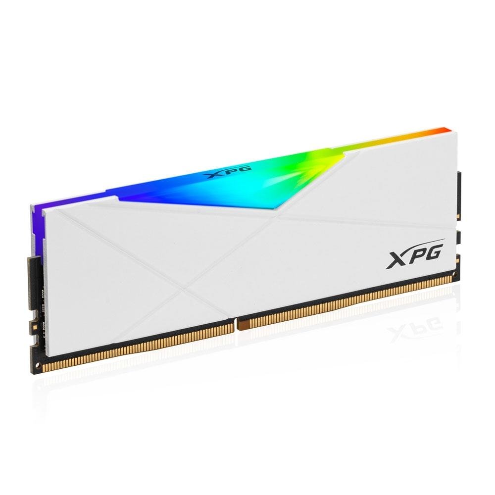 Memória XPG Spectrix D50, 16GB, 3200MHz, DDR4, CL 16, Branco