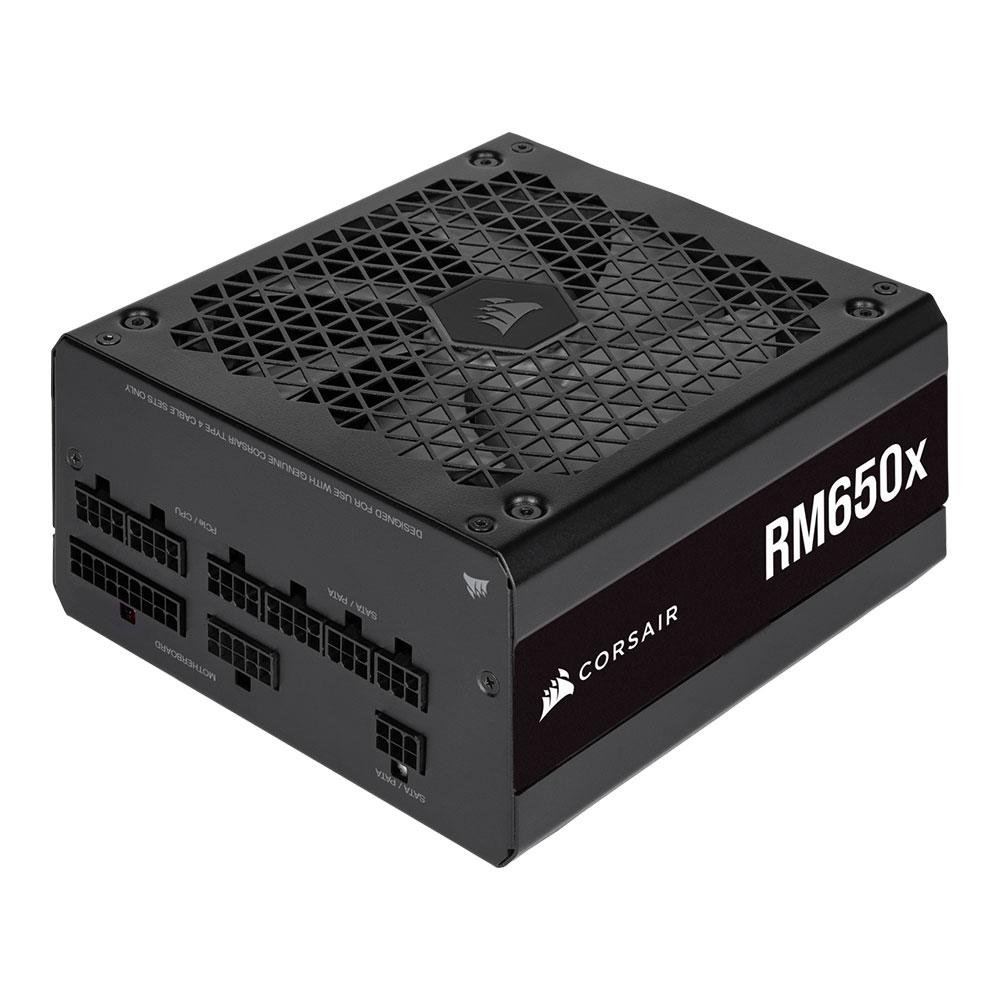 Fonte Corsair RM650X, 650W, 80 Plus Gold, Modular, Preto - CP