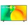 Smart TV LG 75 Polegadas 4K NanoCell, 4 HDMI, 2 USB, Wi-Fi, Bluetooth, ThinQAI Smart Magic, Google Alexa - 75NANO80SPA