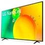 Smart TV LG 75 Polegadas 4K NanoCell, 4 HDMI, 2 USB, Wi-Fi, Bluetooth, ThinQAI Smart Magic, Google Alexa - 75NANO80SPA