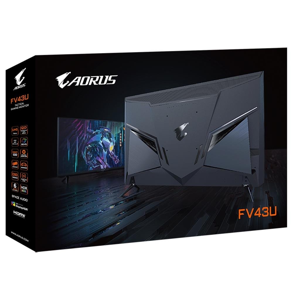 ディスプレイ・モニター本体 GIGABYTE AORUS FV43U Monitor Gamer Aorus 43 4K UHD Quantum Dot | KaBuM!