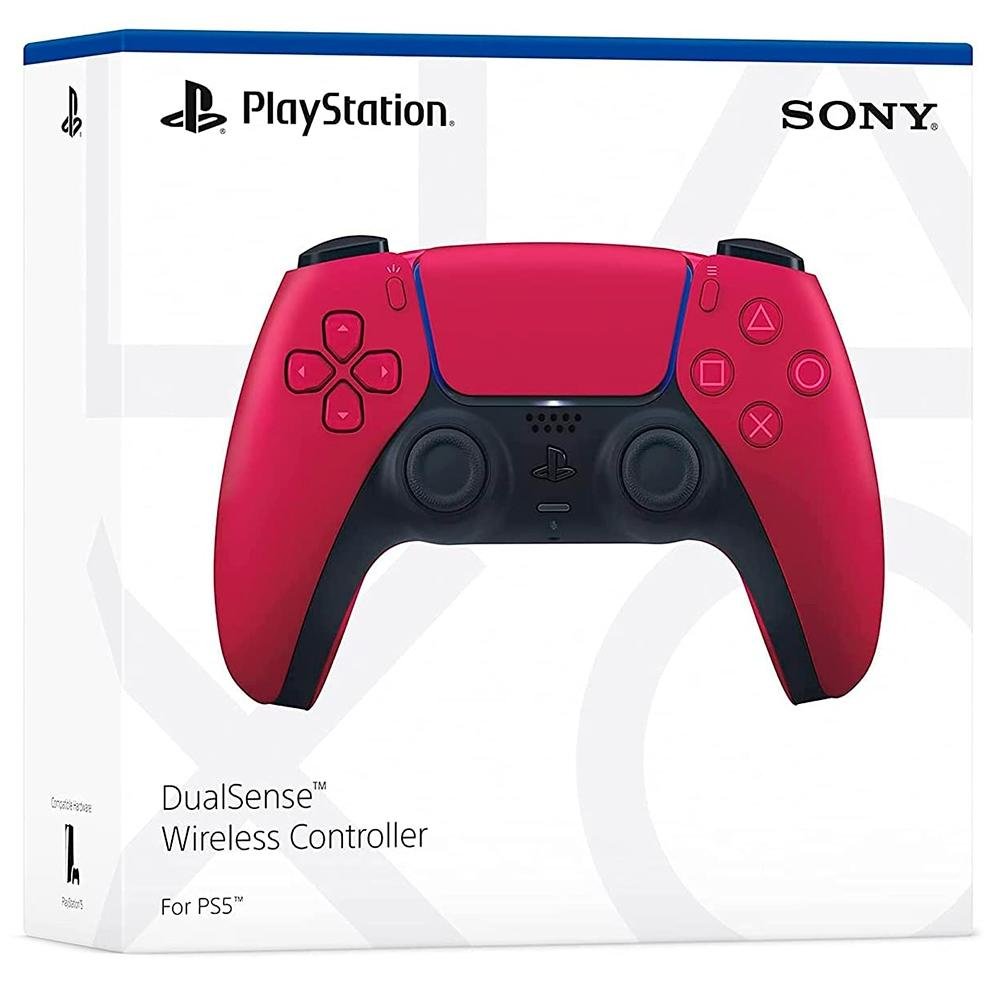 Controle Sony DualSense PS5, Sem Fio, Cosmic Red - 3006453 Controle Sony DualSense PS5, Sem Fio, Cosmic Red - 3006453