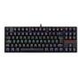Teclado Mecânico Gamer Redragon Daksa TKL, LED Rainbow, Switch Outemu Brown, Anti-Ghosting, ABNT2, Preto - K576R-1 (PT- BROWN)